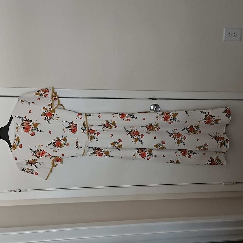 NWT Macy's Luxology Maxi floral dress size S - Picture 5 of 7